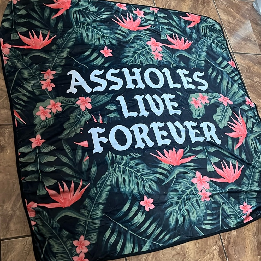 Brand new large blanket! Funny